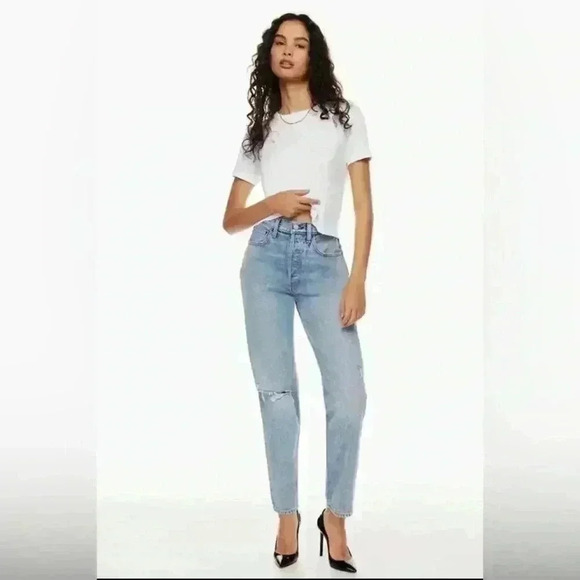 NWT Dress Forum The 90s Boyfriend High Rise Loose Jeans Size 31 - Picture 1 of 12